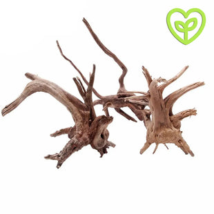 Decoración natural de madera para acuarios y terrarios