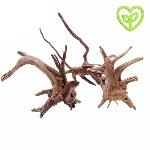 Decoración natural de madera para acuarios y terrarios