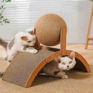 Juguete rascador 2 en 1 para gatos