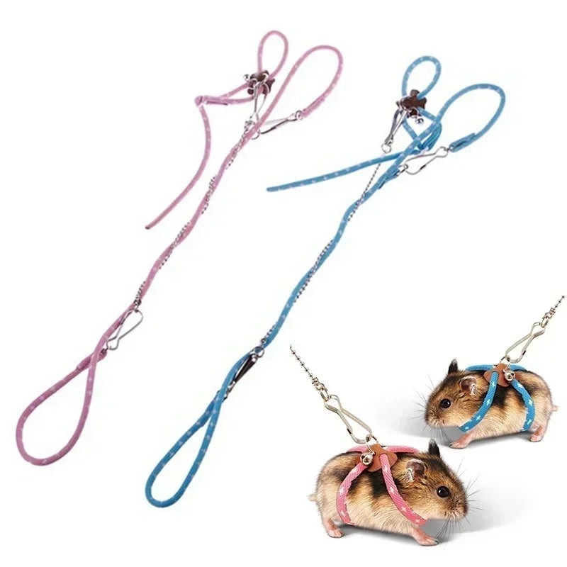 Correa ajustable mascotas pequeñas para hamsters