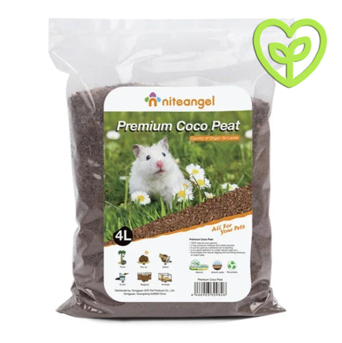 Sustrato de fibra de coco para mascotas pequeñas