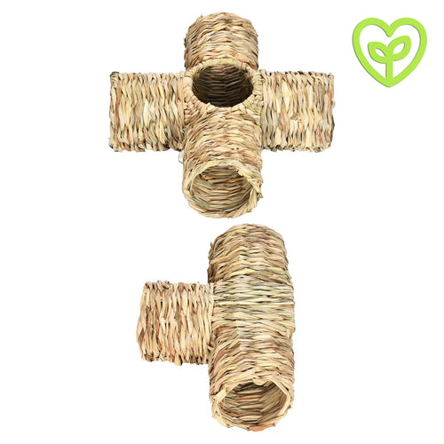 Túnel de hierba para mascotas pequeñas