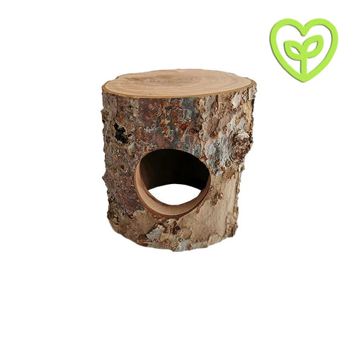 Nido de madera para hámster, reptiles y otros