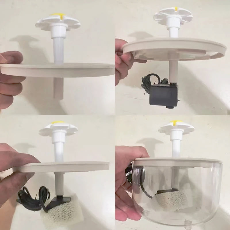 Bebedero automático con filtro USB para mascotas