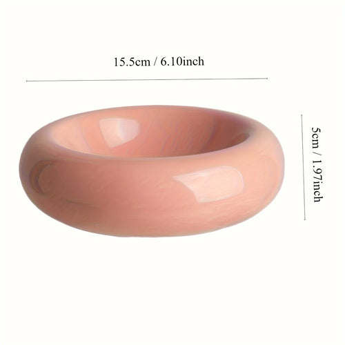 Cuenco de cerámica antideslizante para gatos y mascotas pequeñas