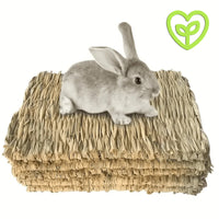 Estera de hierba natural para mascotas pequeñas