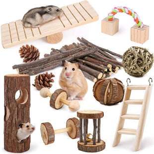 Paquete de juguetes para mascotas pequeñas